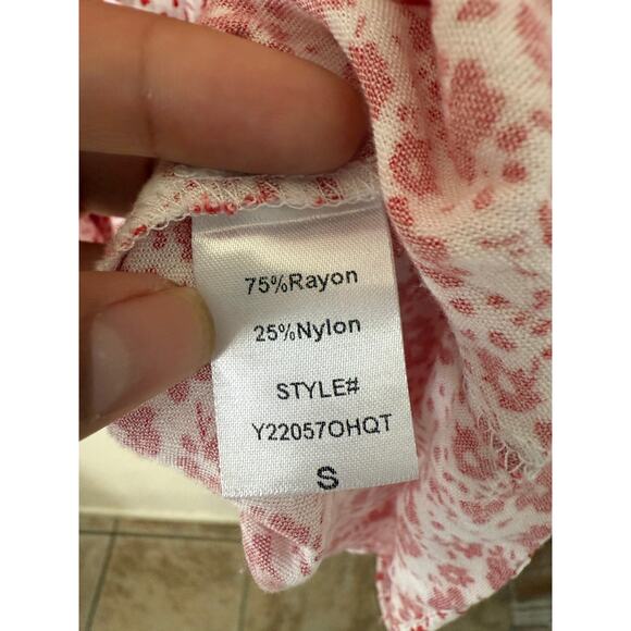 Tuckernuck Pomander Place Scarlet Ditsy Floral Kenzo Dress V Neck Size Small - Picture 4 of 11